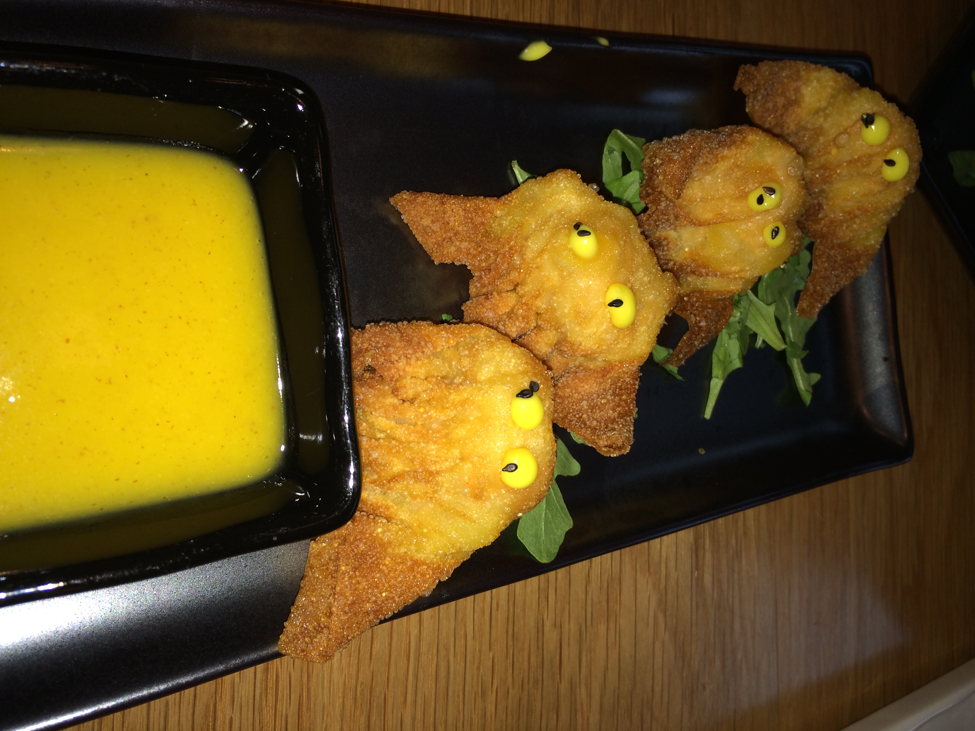 Shrimp and Mango Crispy Dumplings