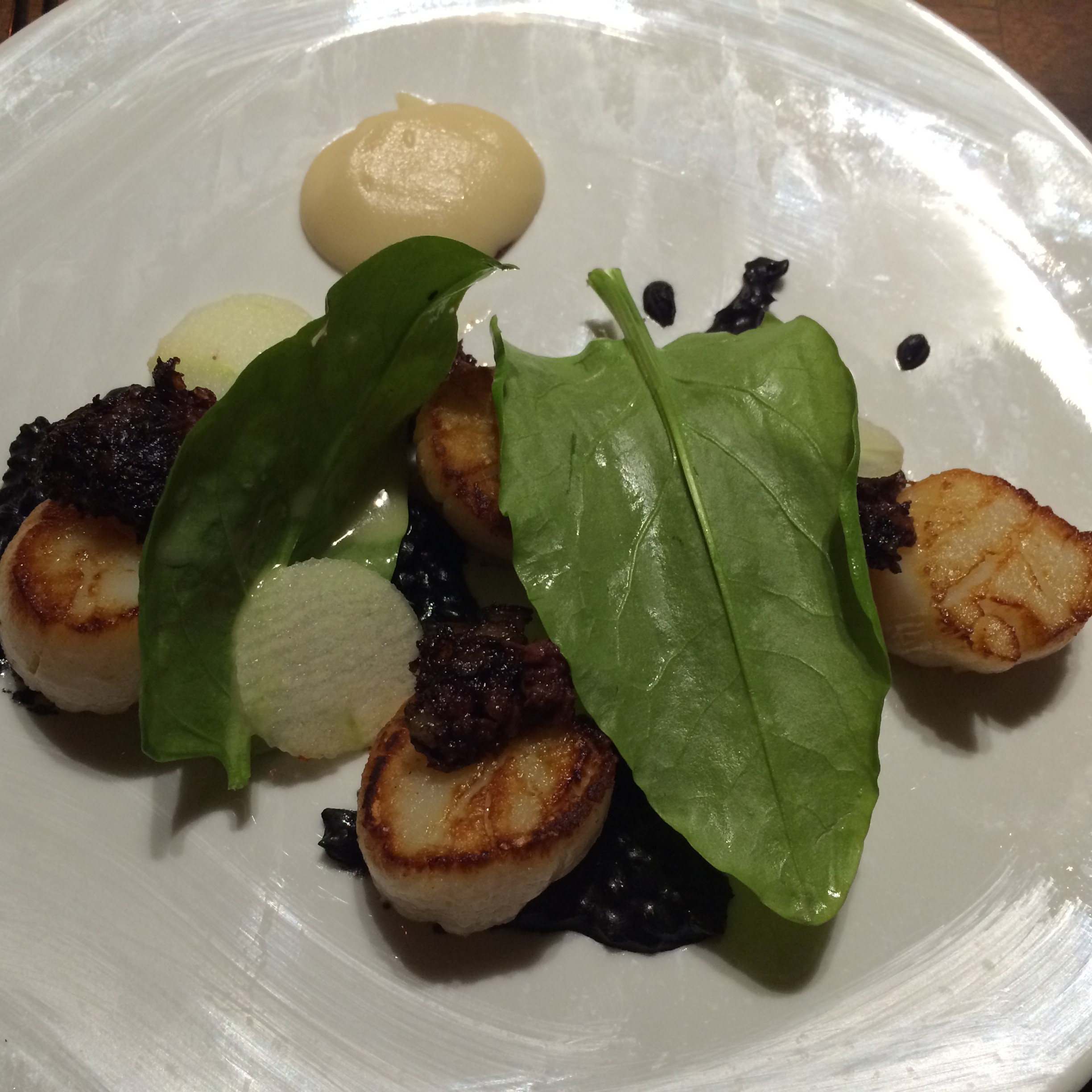 Scallops At Frenchies Restaurant