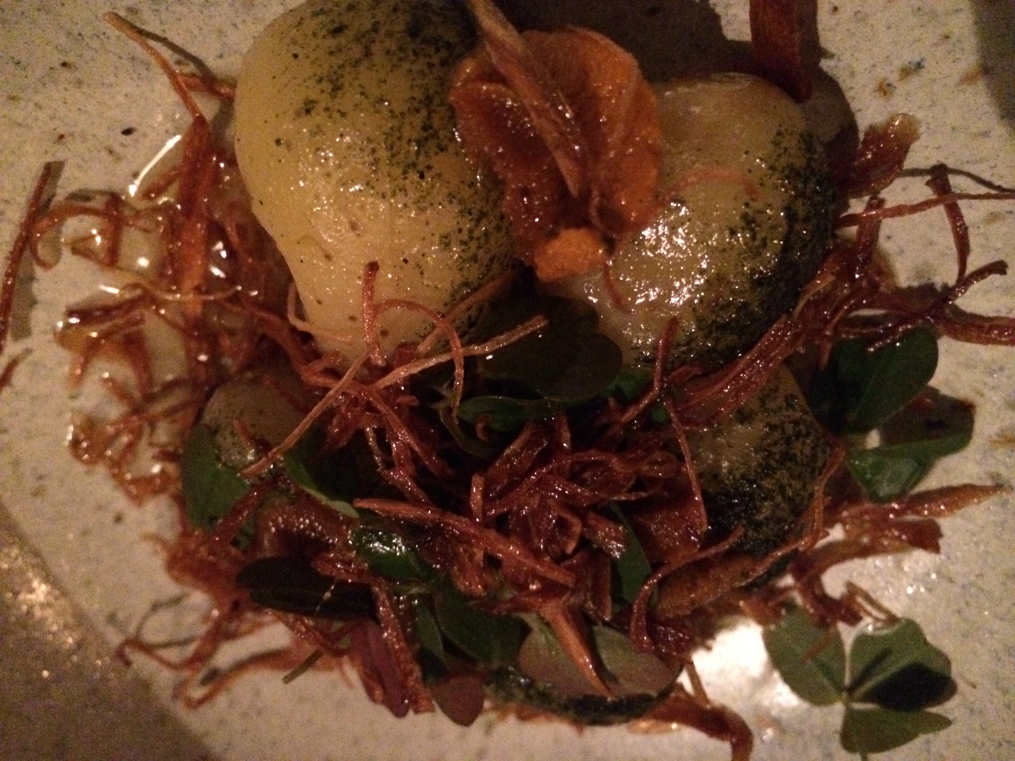 Uni with Smoked Potatoes