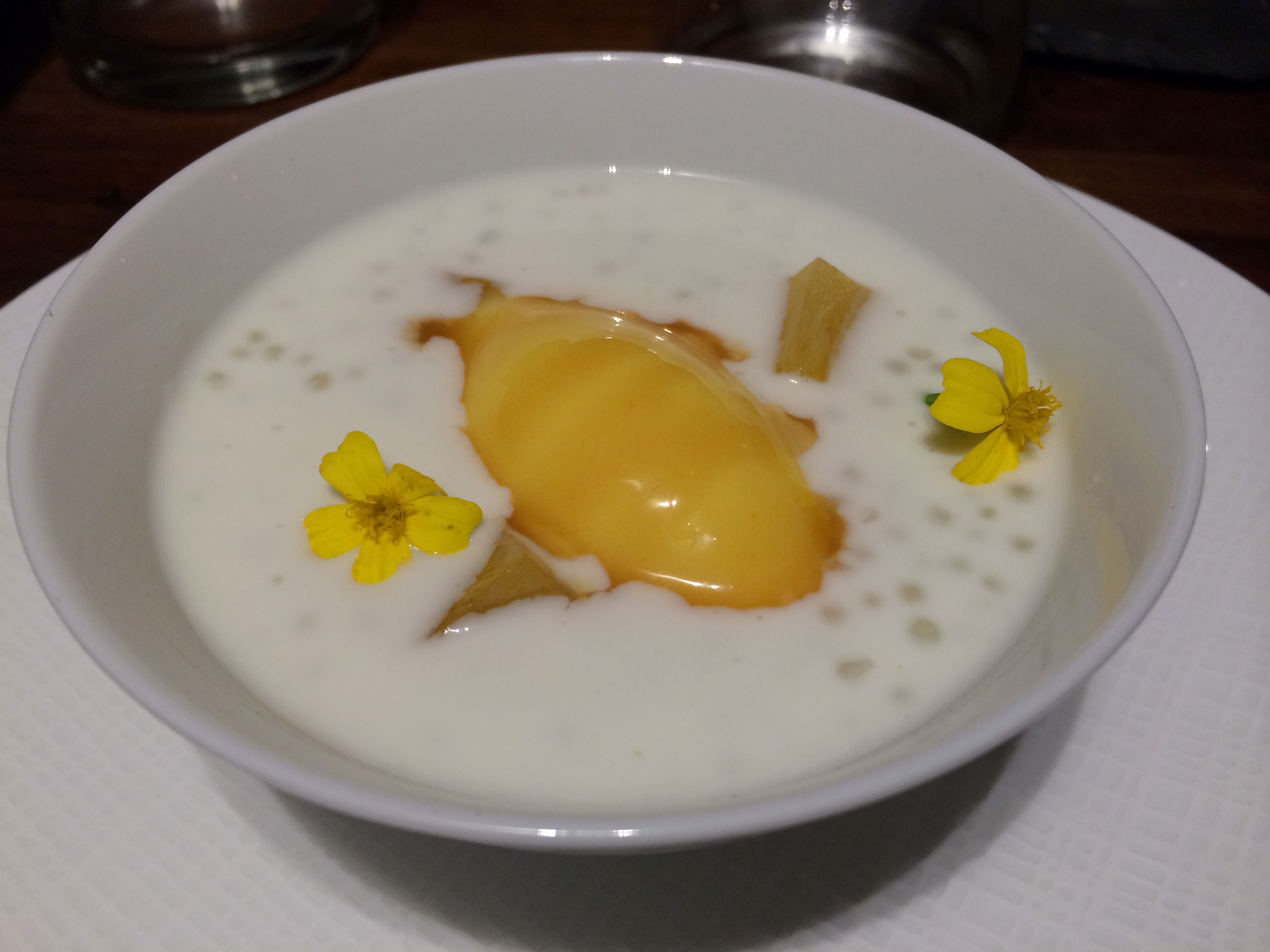 Tapioca, Mango Sorbet, Pineapple, Marigold