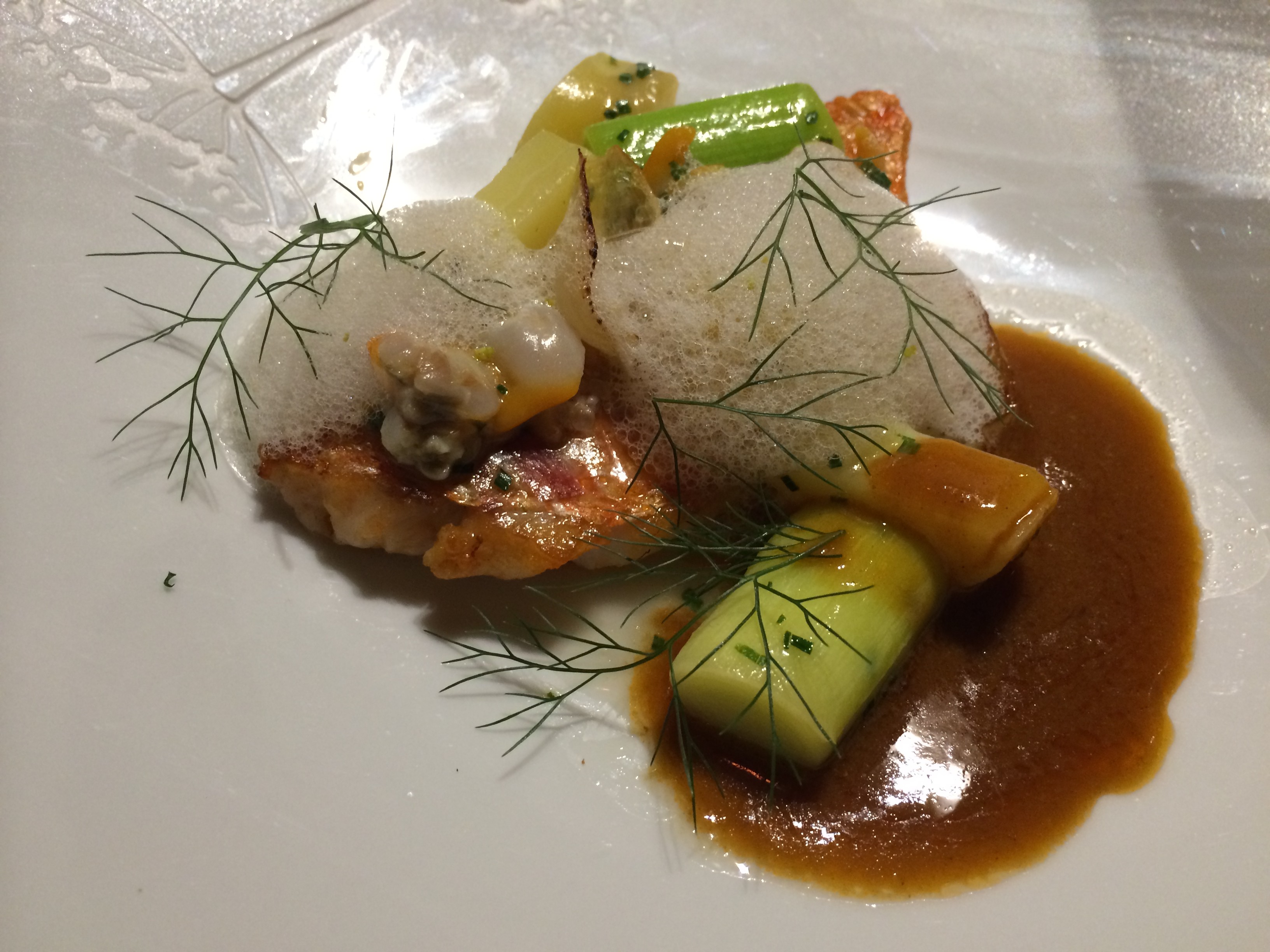 Red Mullet, Ventreche, Smoked Potatoes