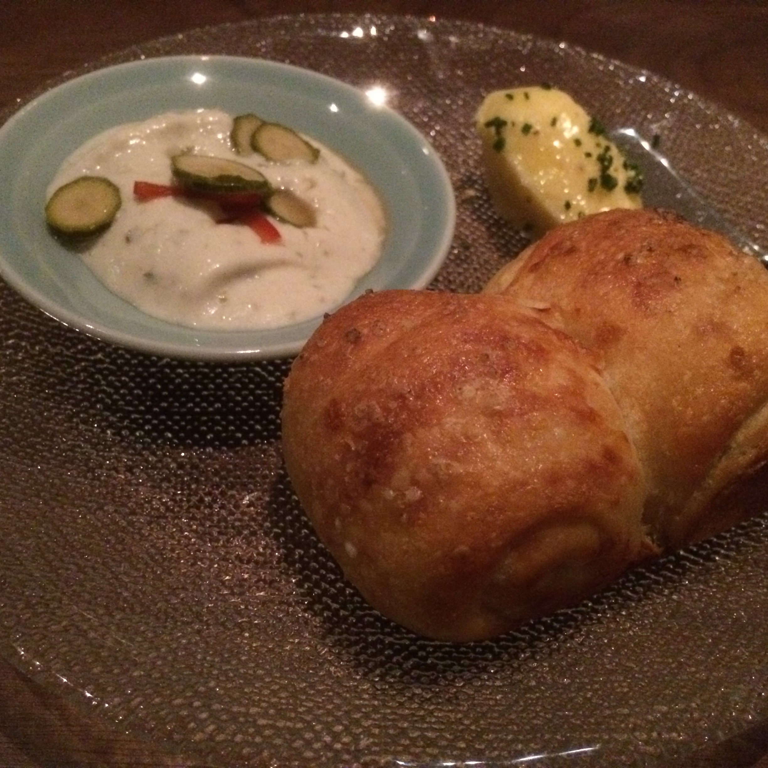 Buttermilk Biscuits, Black Cod Dip