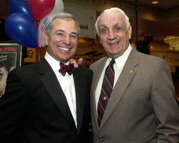Bobby Valentine and NY Giants Great, Andy Robustelli...2 of My Favs Photo/Stamford Advocate