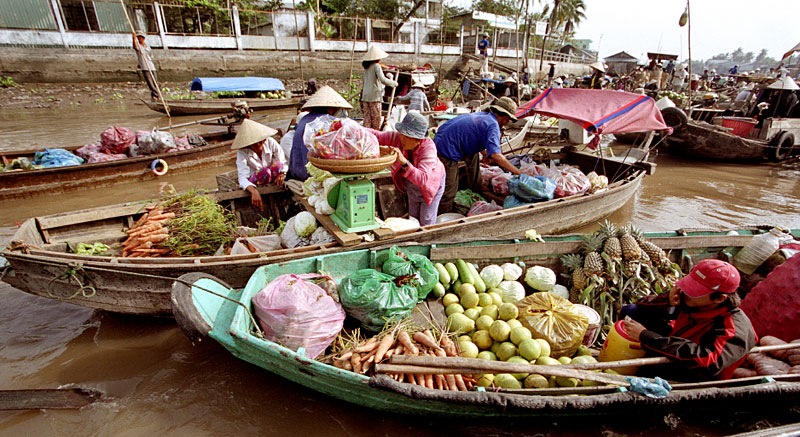 Mekong Delta Floating Markets