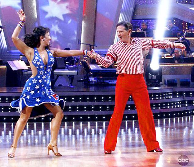 Cheryl Burke and Tom DeLay