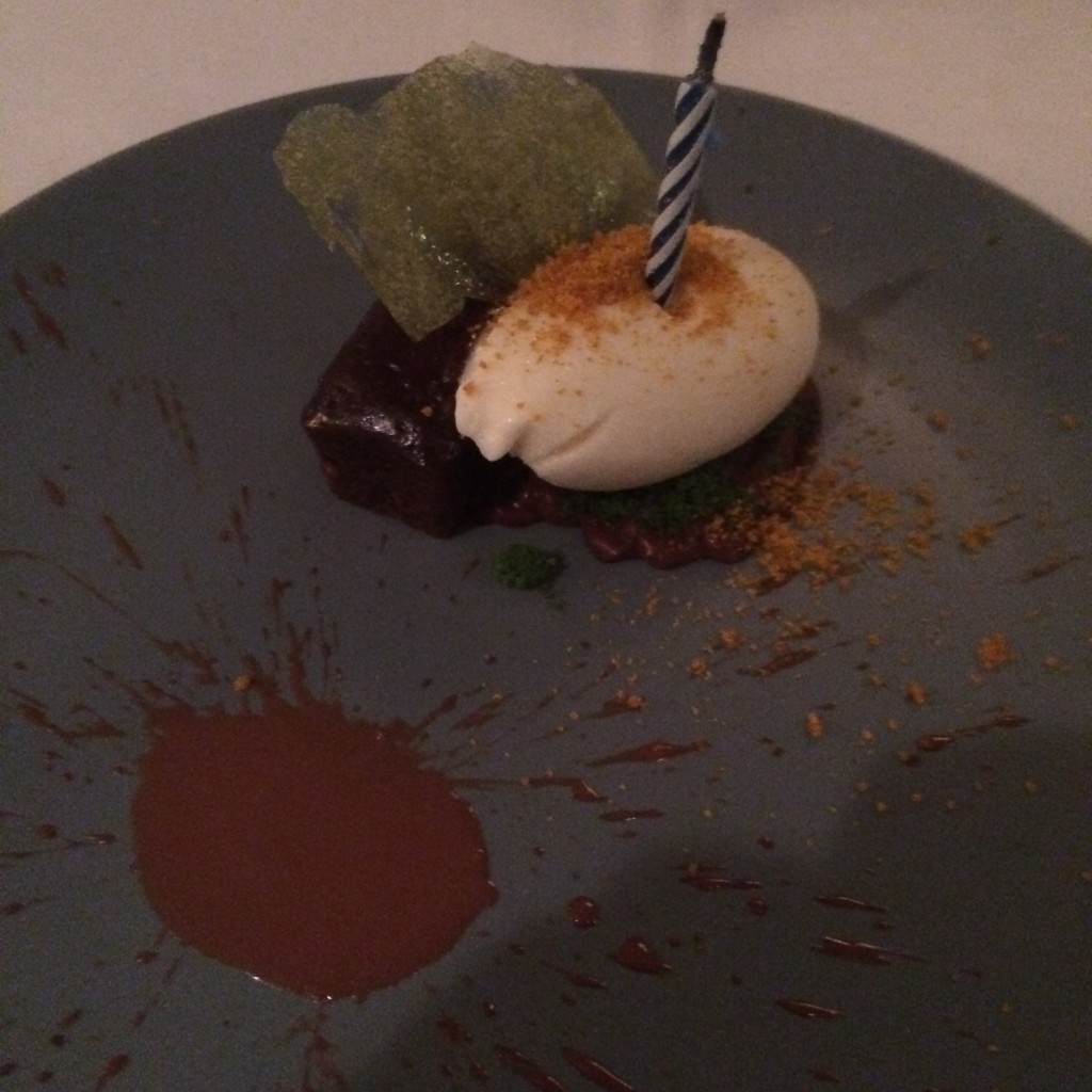 Chocolate Cake, Chirimoya Ice Cream