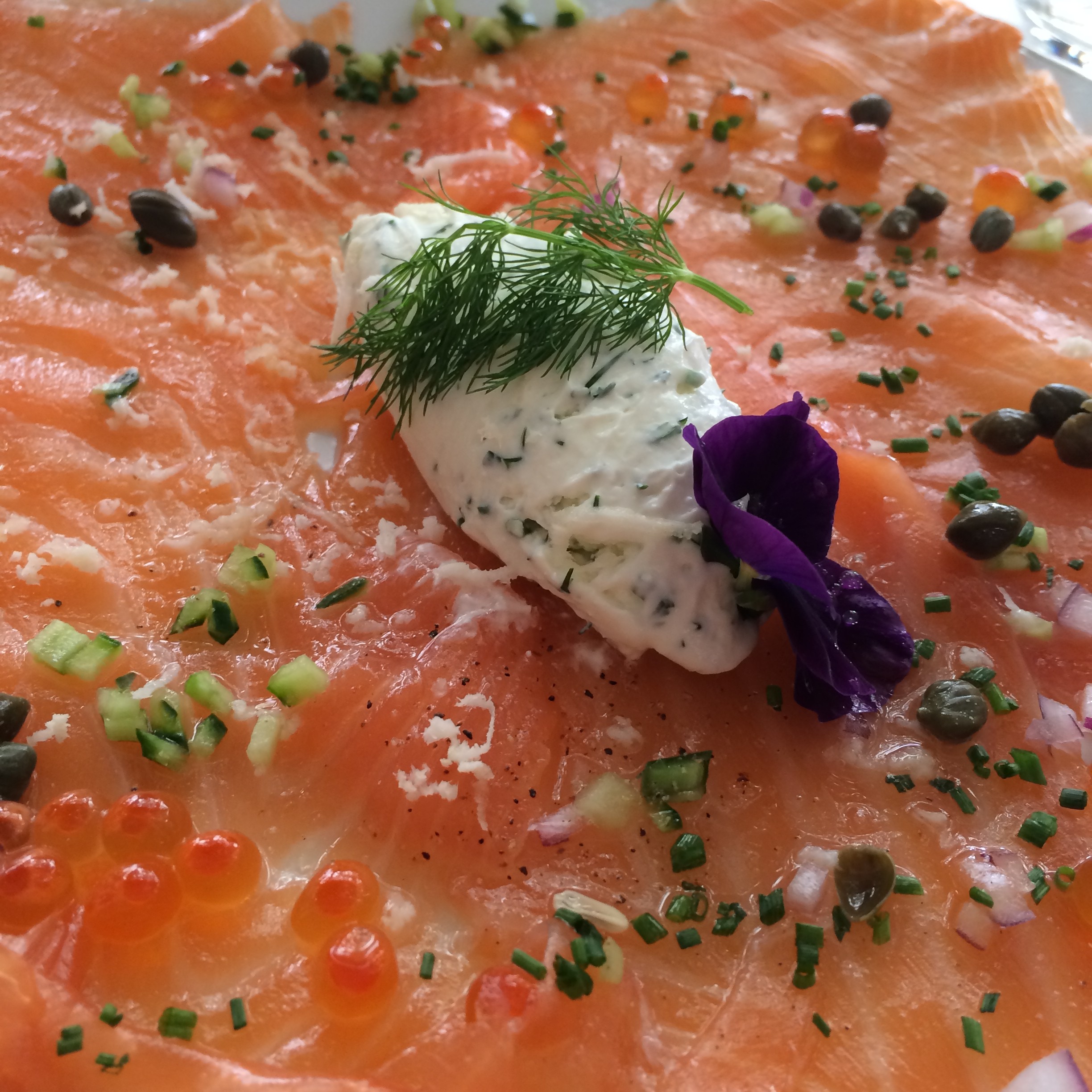 House Cured Smoked Salmon
