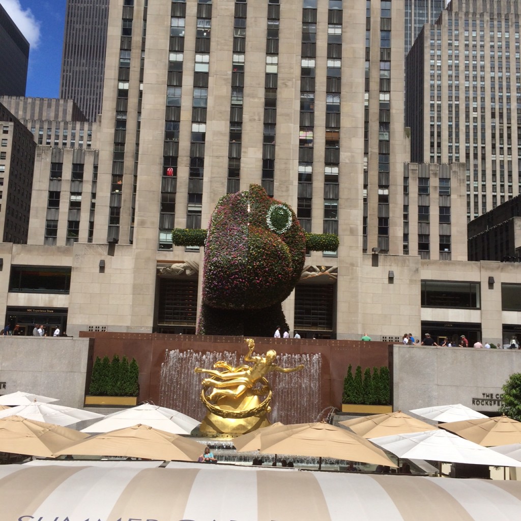Split-Rocker by Jeff Koons at Rockefeller Center