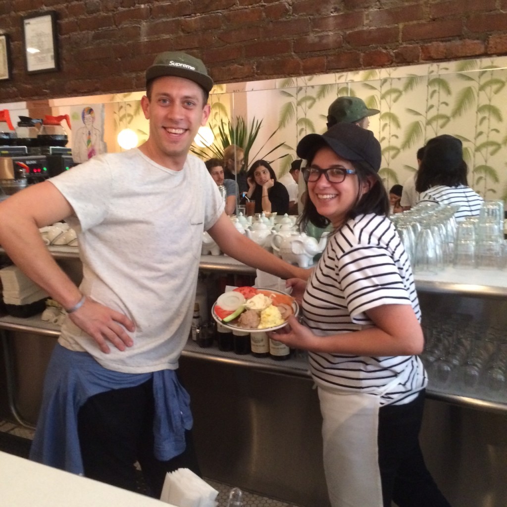 Biking To Baz Bagel...