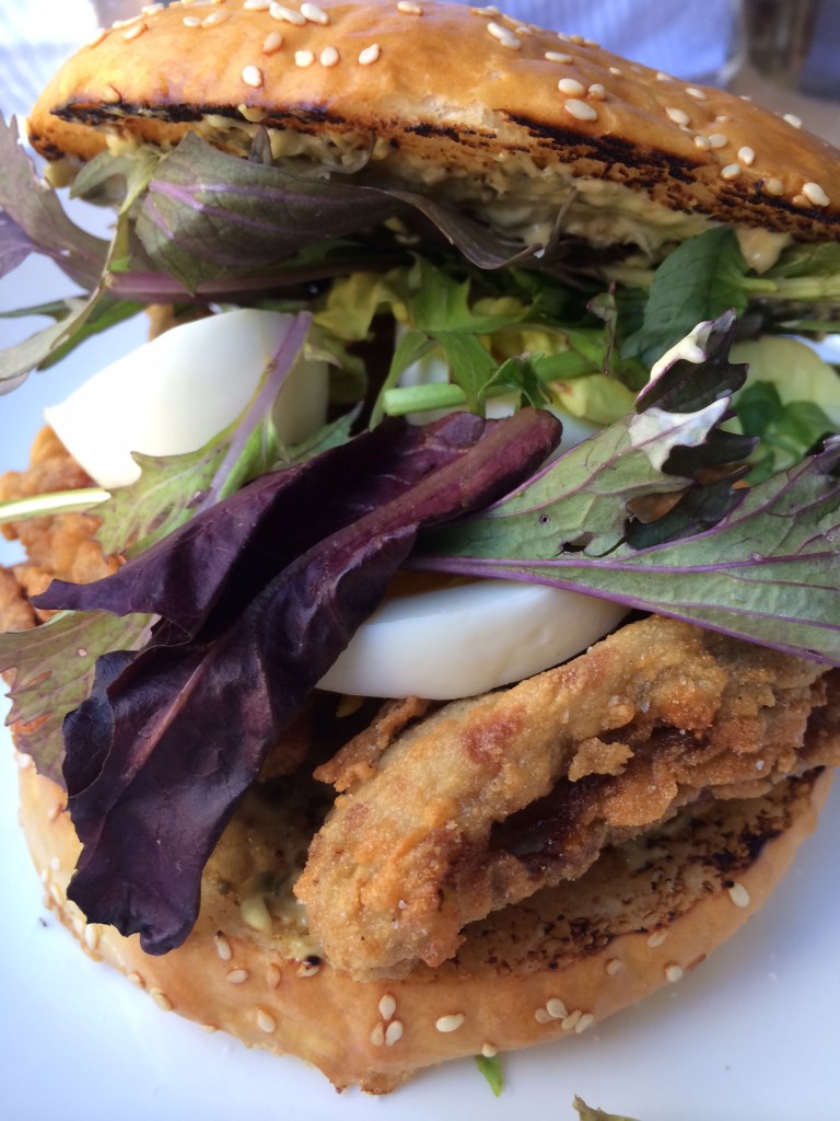 Oyster Po Boy Sandwich