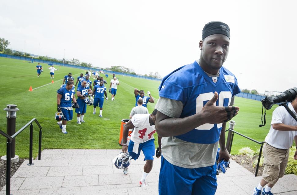 NY Giants Defensive End, Jason Pierre Paul photo/nydailynews.com