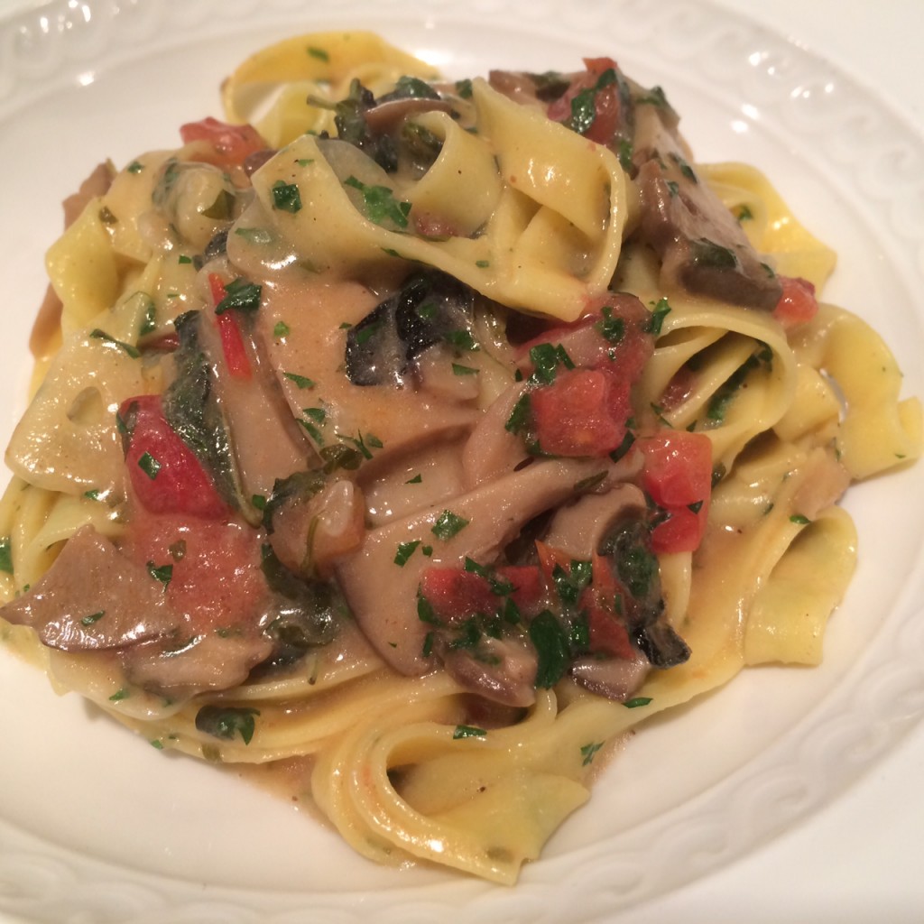 Fettuccine Con Funghi