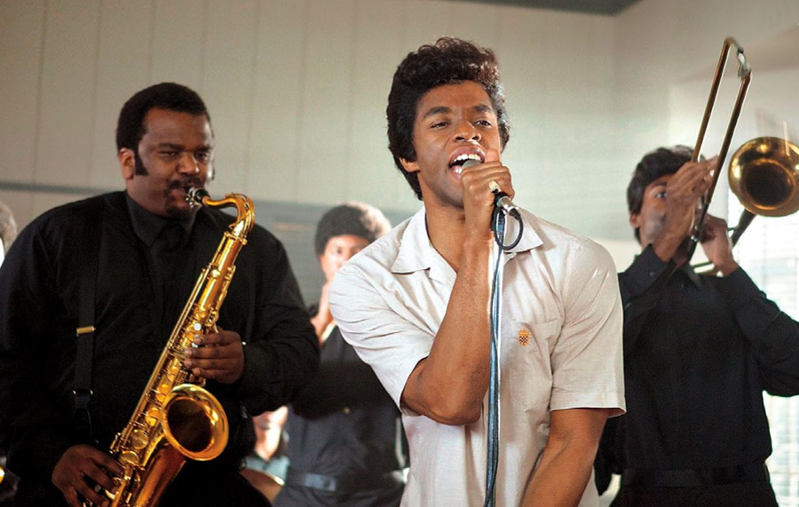 Chadwick Boseman as James Brown  Photo: cinedelphia.com
