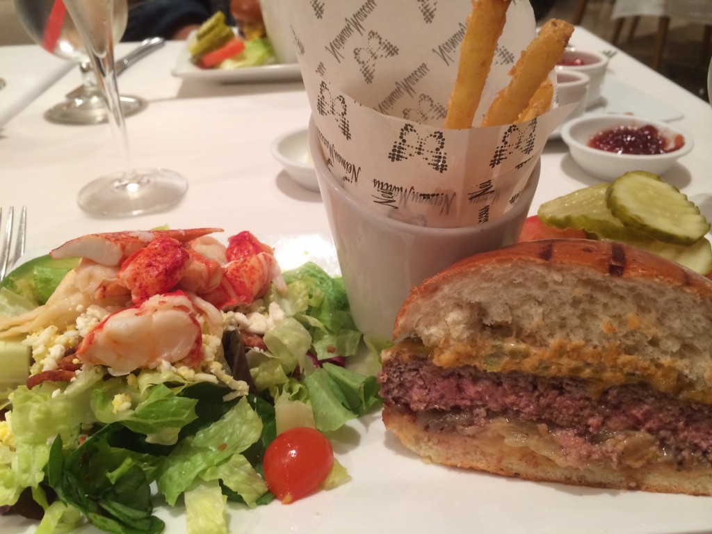 Lobster Cobb, Burger