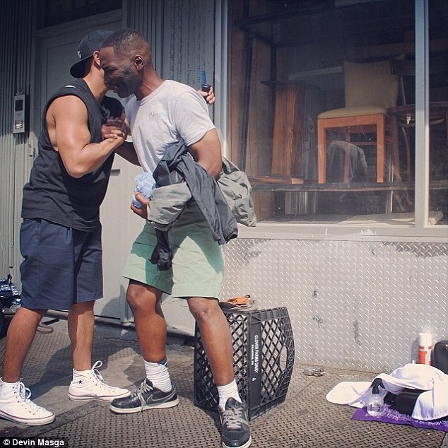 Mark Bustos and Friend. Phot: Devin Masgas