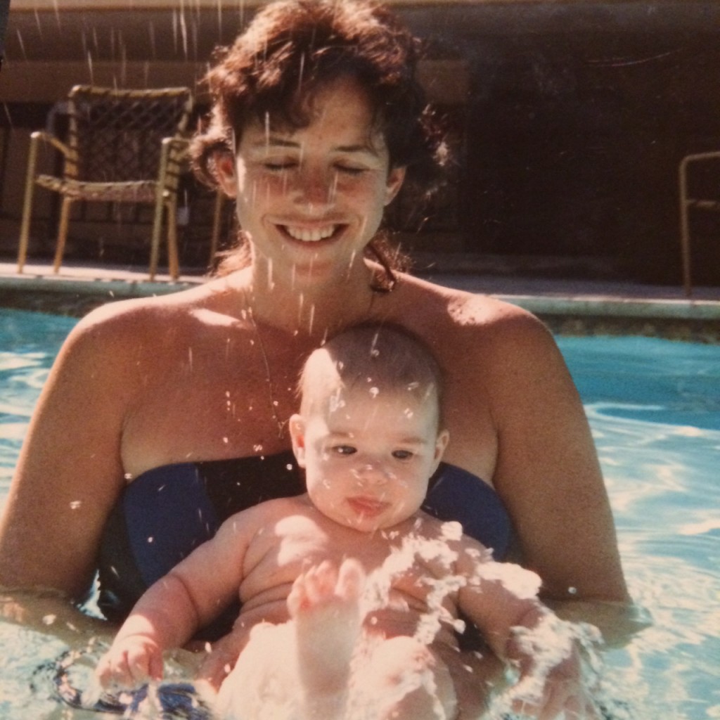 courtny in pool