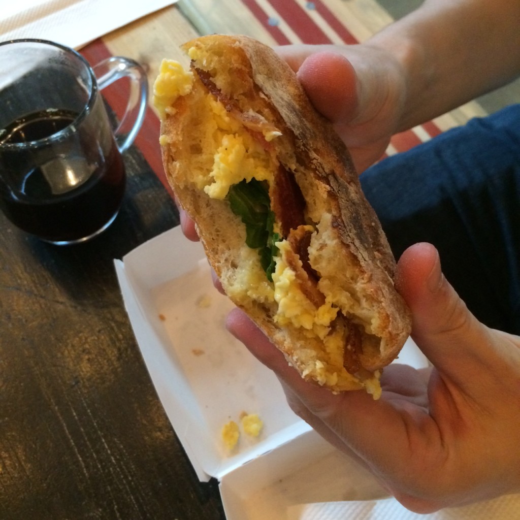 Breakfast Sandwich at Cannibal
