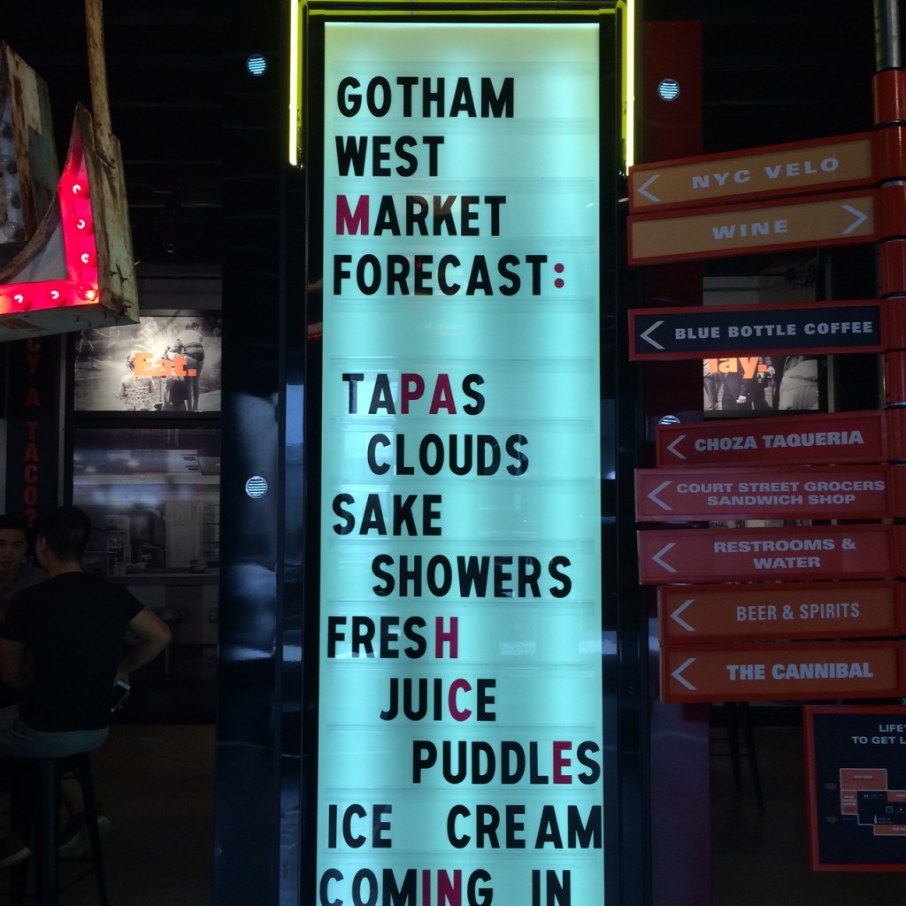 Head To Gotham West Market...