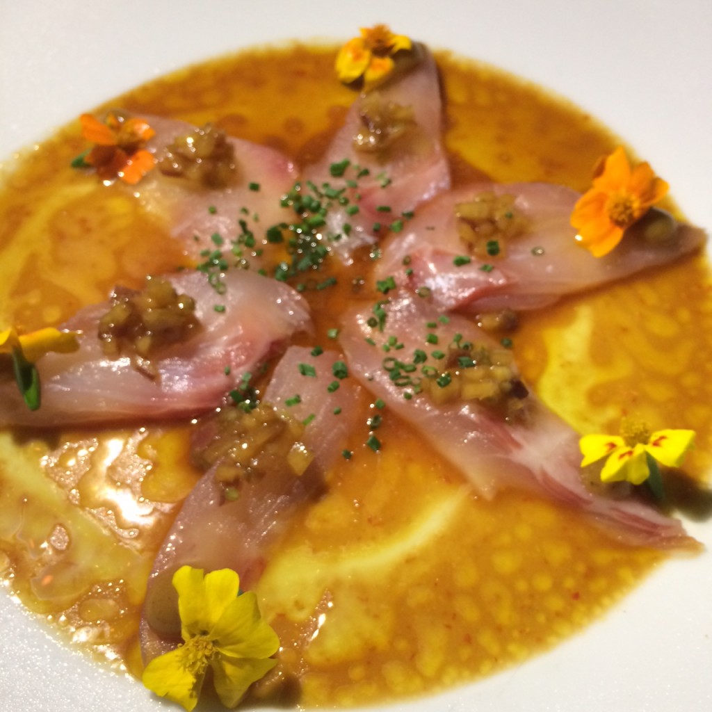 Crudo of Striped Bass