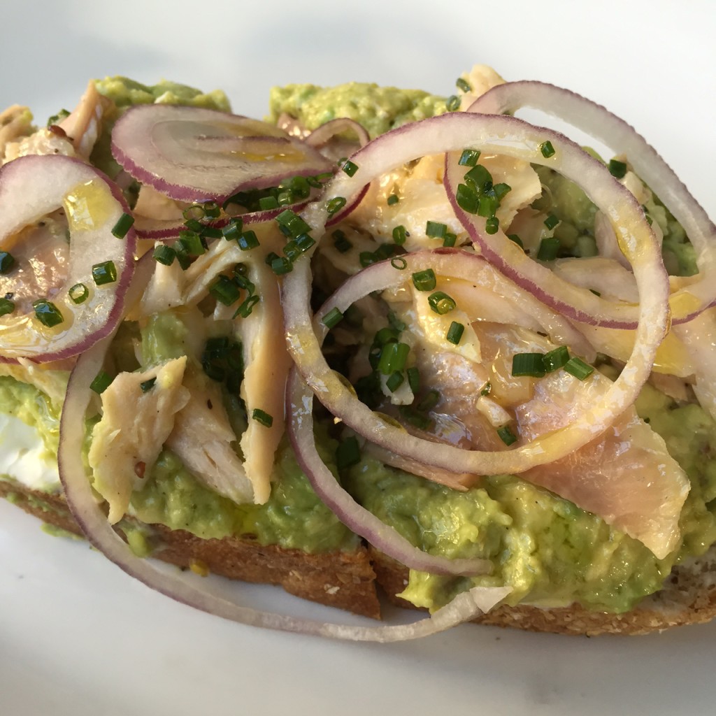 Avocado Toast with Smoked Trout