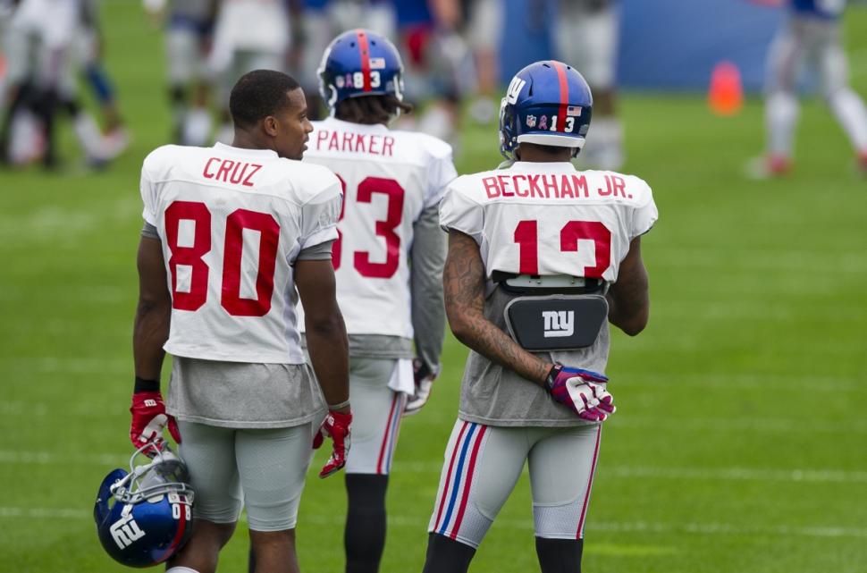 Victor Cruz, Odell Beckham, Jr.  photo:nydailynews.com