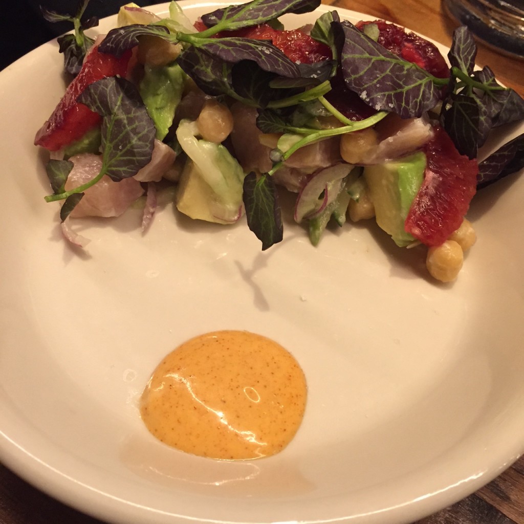 Raw Hamachi Salad