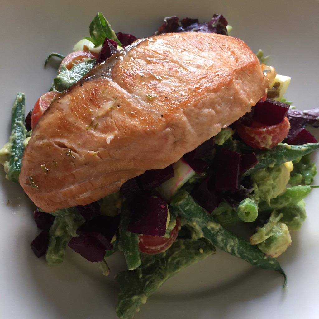 Salmon Chopped Salad