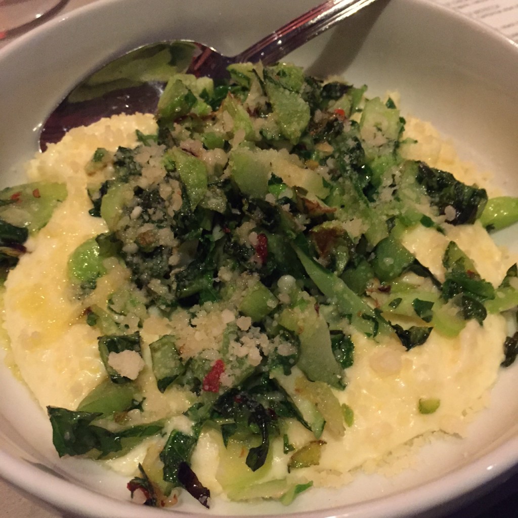 Sauted Cauliflower Leaves
