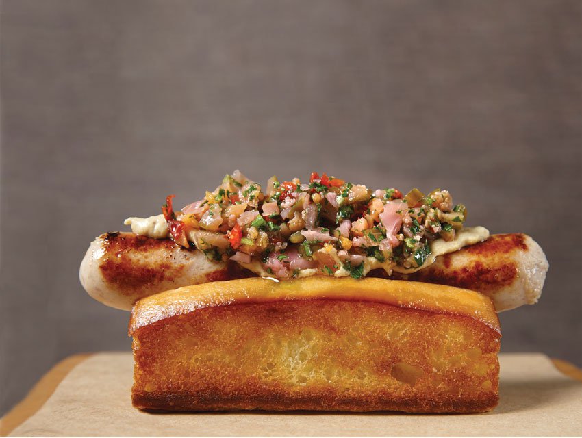 Mortadella Hot Dog  photo:latimes.com