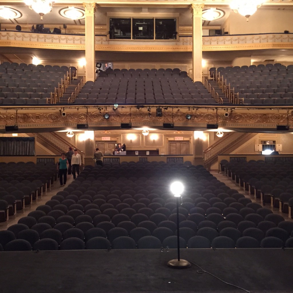 Backstage at The Audience