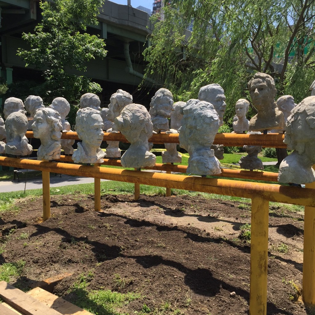 Art Installation on Hudson River Bike Pathway