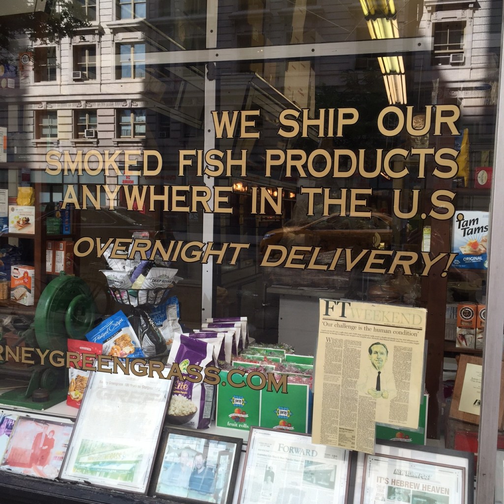 Window of Barney Greengrass