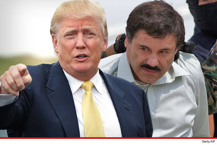 Donald Trump, Joaquin Guzman photo:Getty/AP