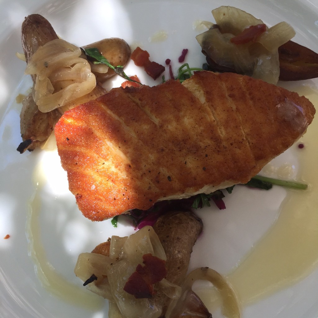 Seared Alaskan Halibut