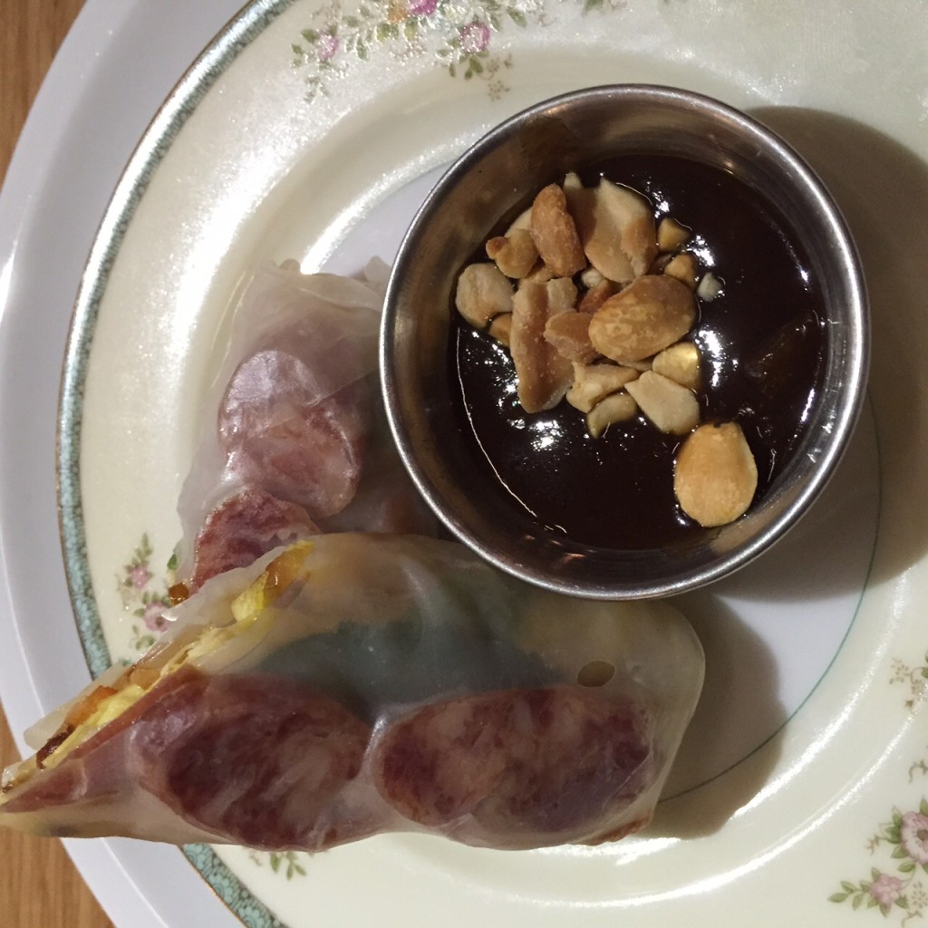 Chinese Sausage Spring Roll