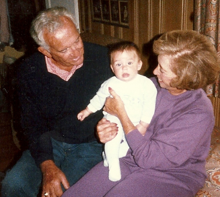 Courtny with Nonnie & Poppie