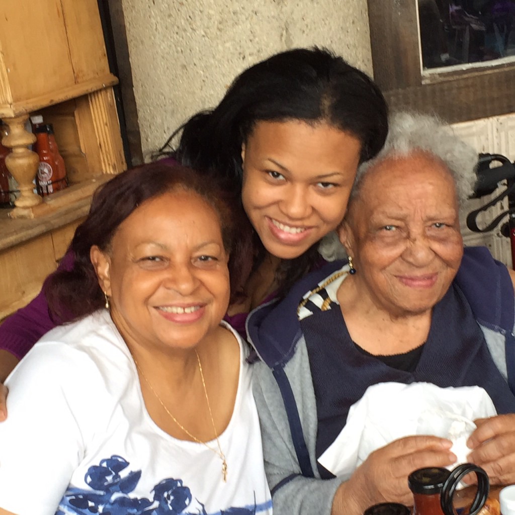 Joye (daughter), Tenisha (granddaughter), Ethel 