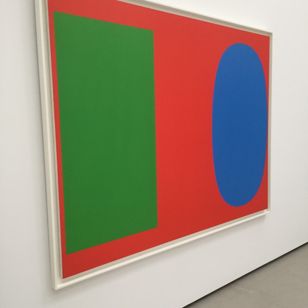 Ellsworth Kelly, Green Blue Red 1963 Oil on canvas