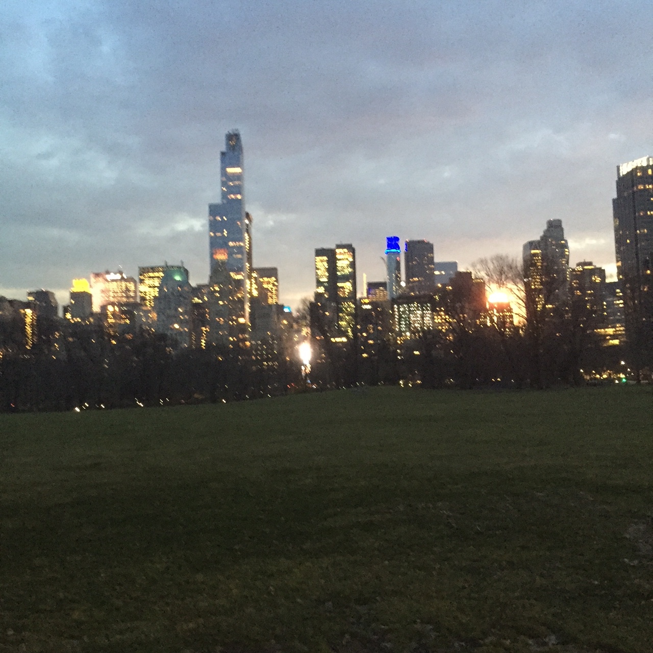 Sunset in Central Park