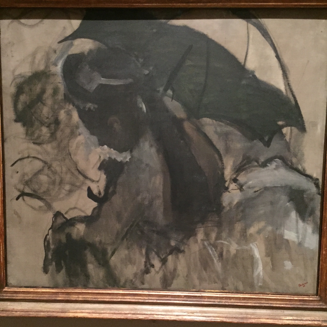 Lady With A Parasol 1870-72/Oil on canvas