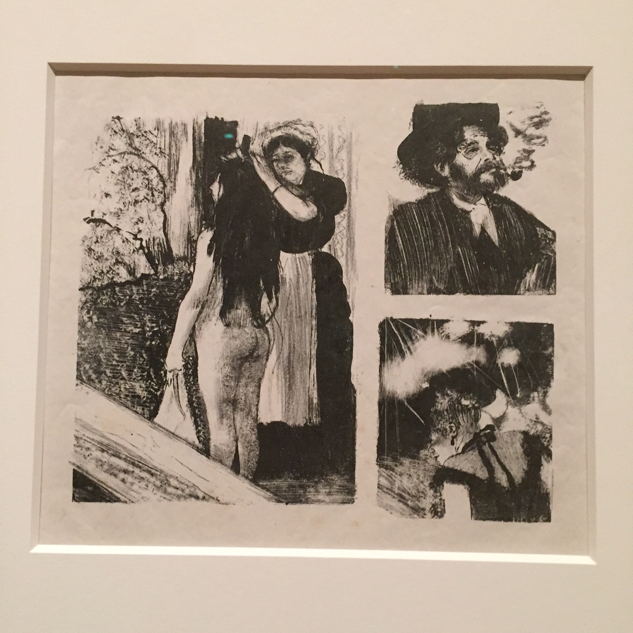 Three Subjects: The Toilette, Marcellin Desboutin, The Cafe Concert 1976-77/Lithographs transferred from monotype