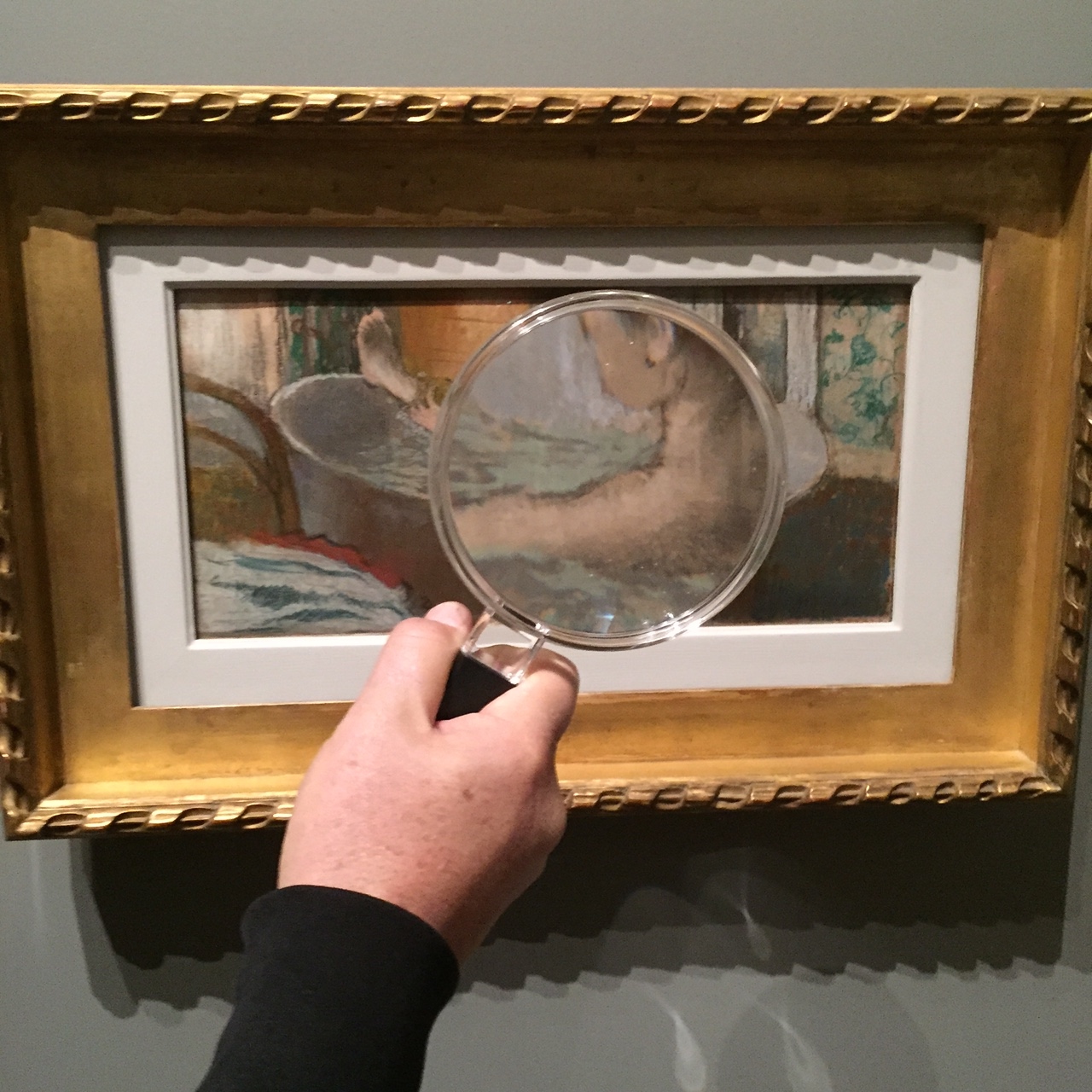 Woman In A Bathtub 1880-85/Monotype on paper