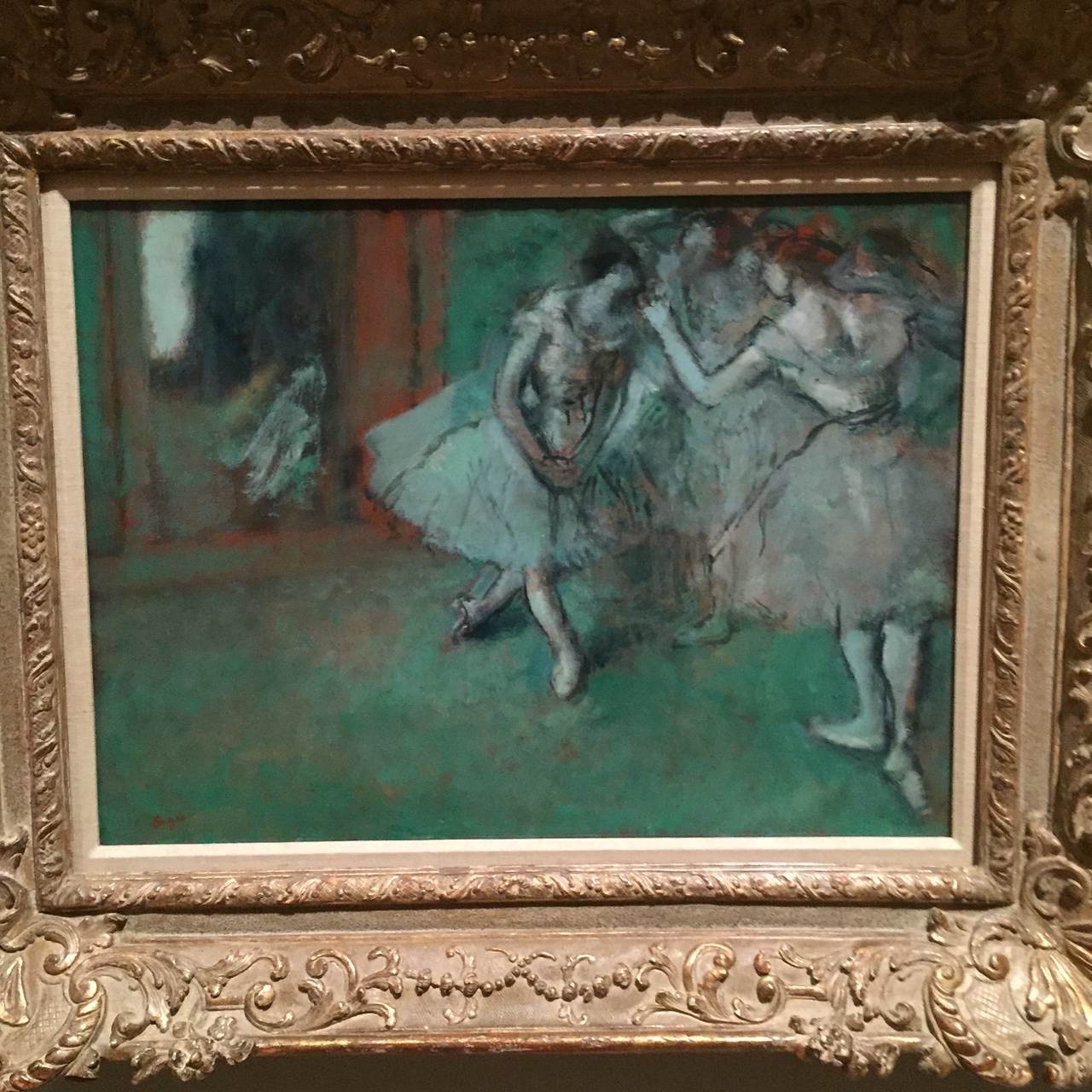 A Group of Dancers 1898/Oil on paper