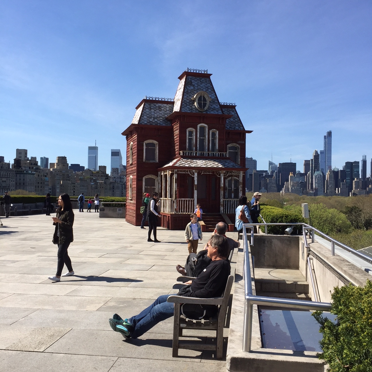 Barn Psycho on Rooftop of the MET