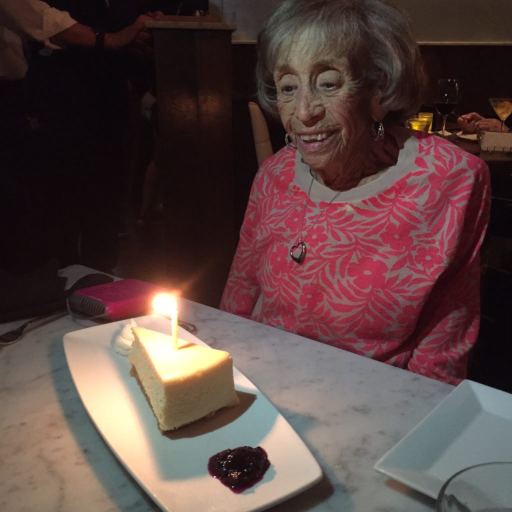 Queen E with the Birthday Treat