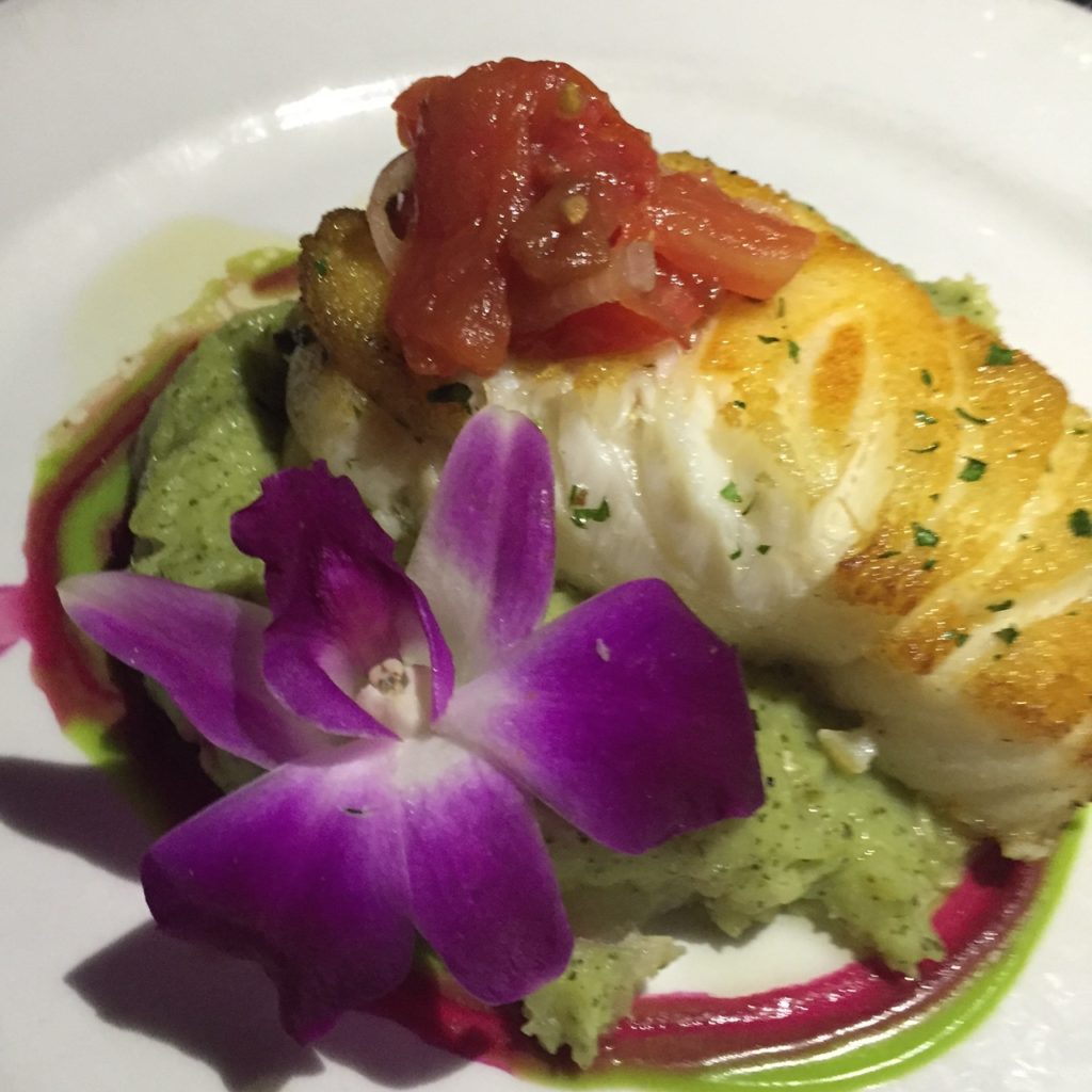 Sea Bass at Geoffrrey;s