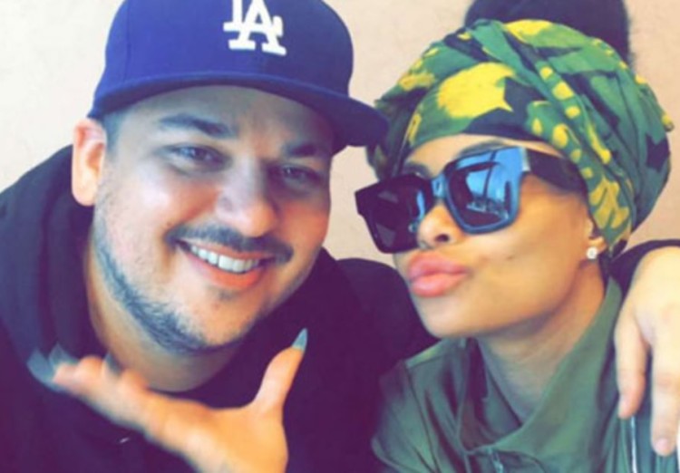 Rob Kardashian & Blac Chyna photo:wetpaint.com