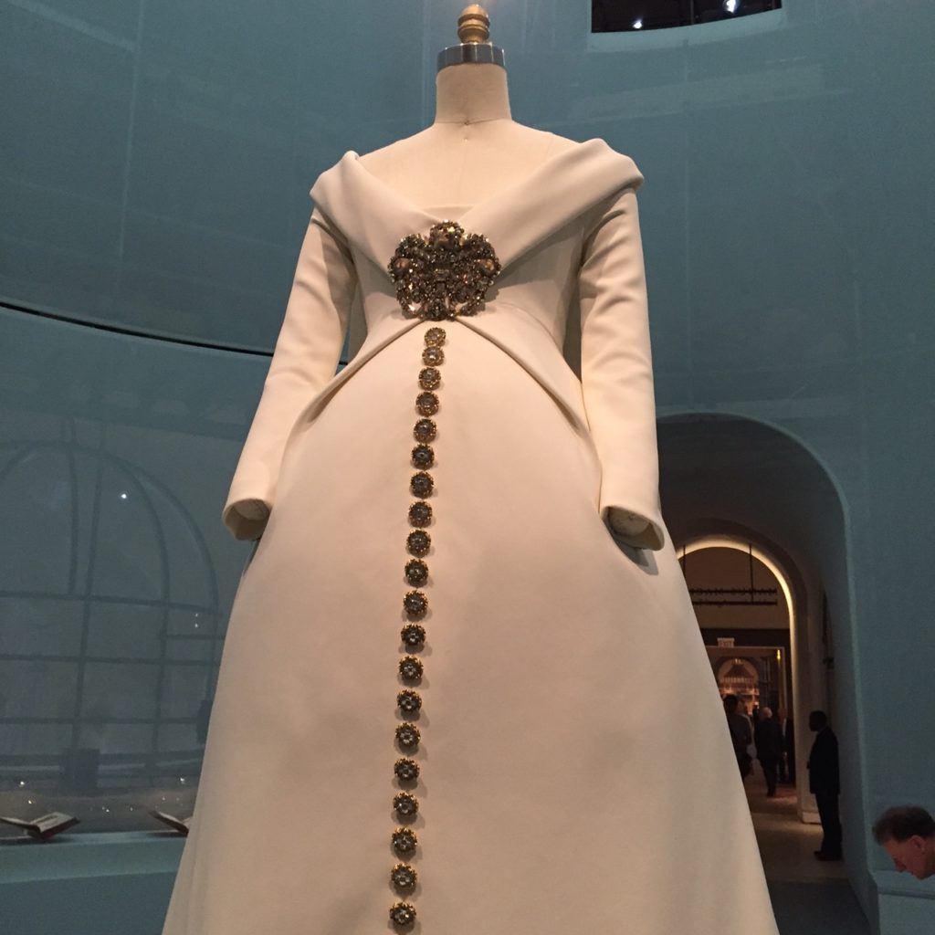 Scuba Knit Chanel Wedding Dress