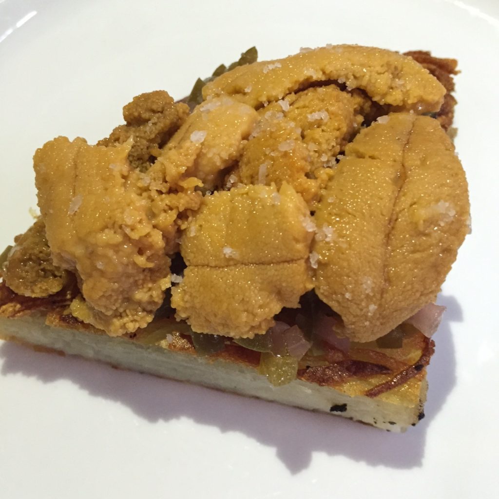 Potato Daphin with Uni