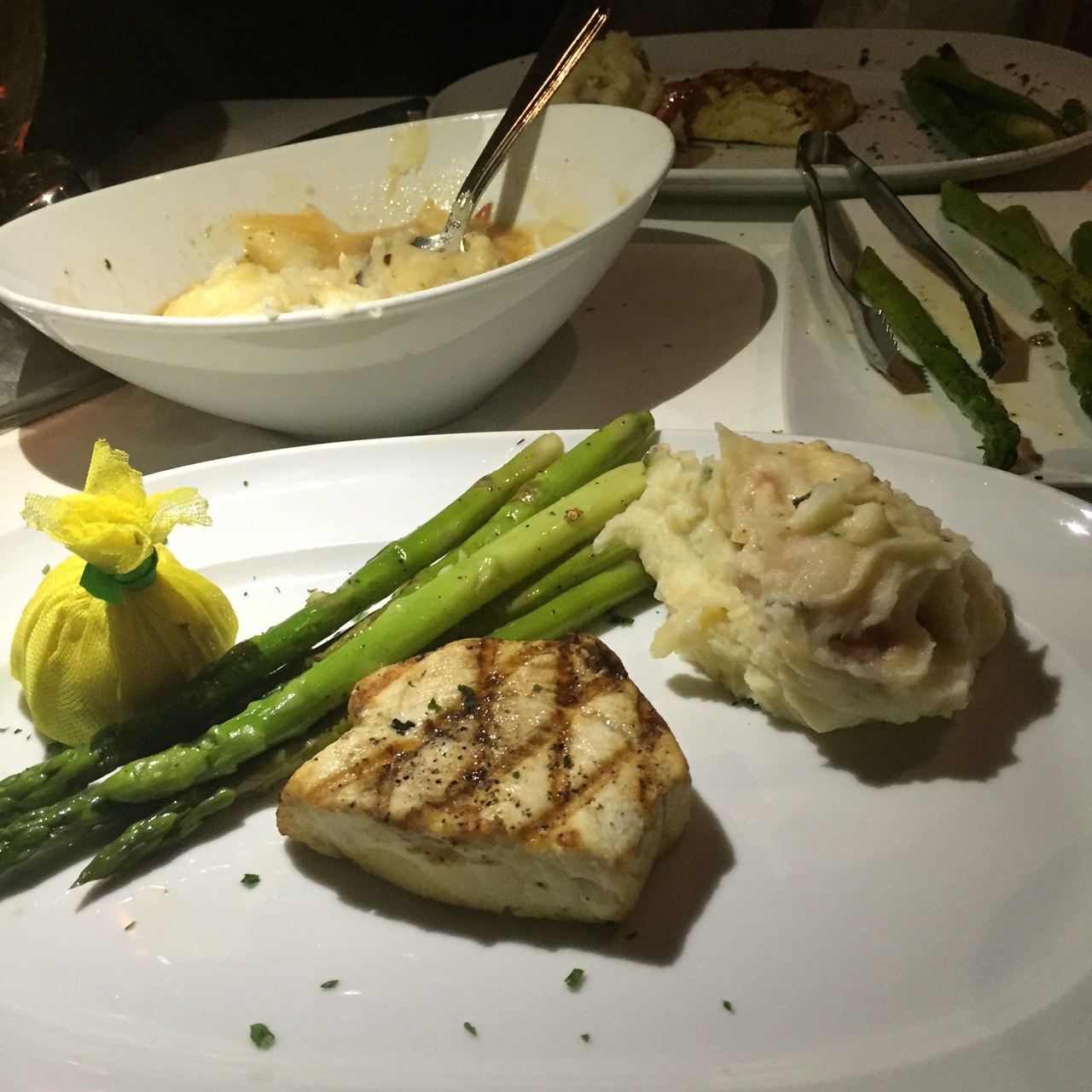 Swordfish, Lobster Mashed Potatoes